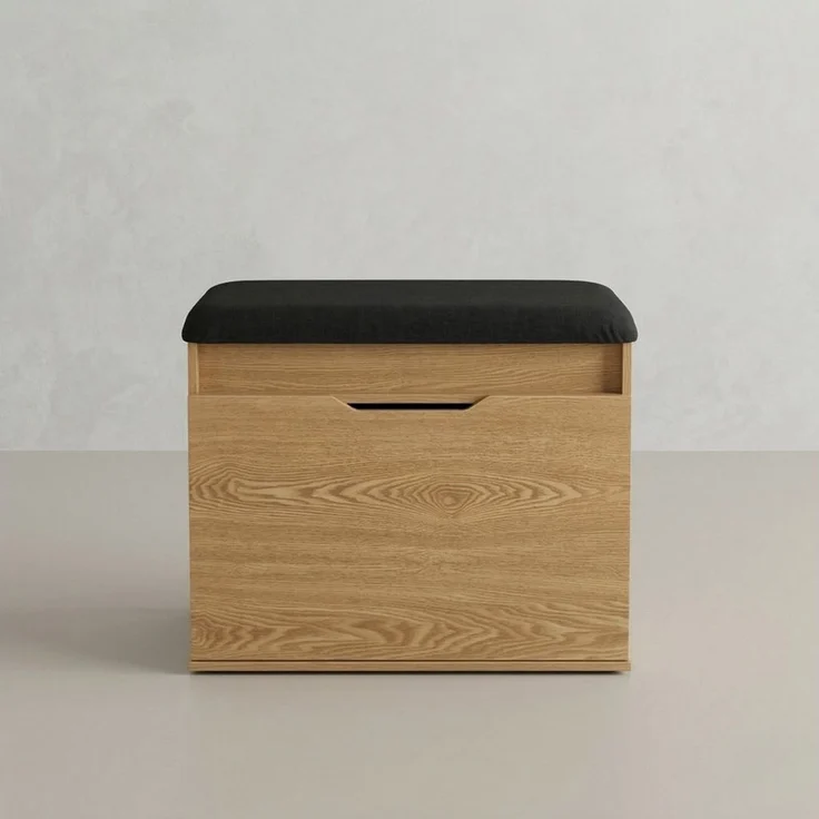 BOXIMO Schuhschrank Schuhschrank mit Sitzfläche und Stauraum VIRA, 60 x 50 x 35 cm (Schuhschrank GRADIA mit Sitzbank) – Bild 2