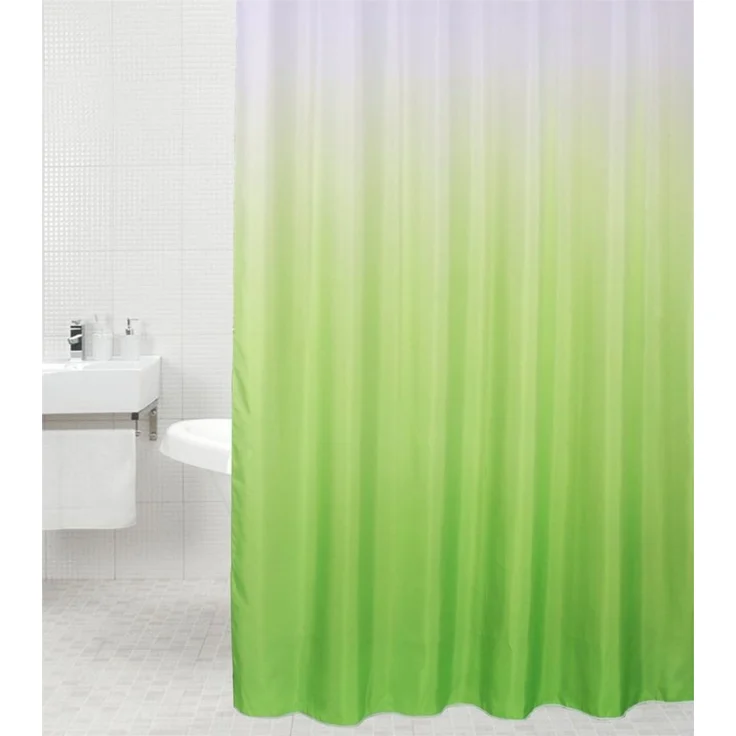 Sanilo Duschvorhang Magic Grün 180 x 200 cm, 100% wasserdicht, Anti-Schimmel-Effekt, hochwertige Qualität – Bild 1