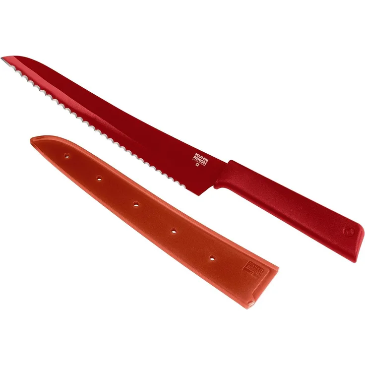Kuhn Rikon Colori®+ Brotmesser rot