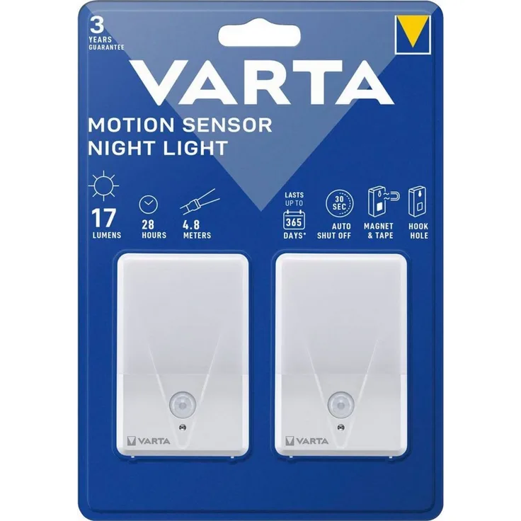 VARTA - night light - LED - warm white light (pack of 2)