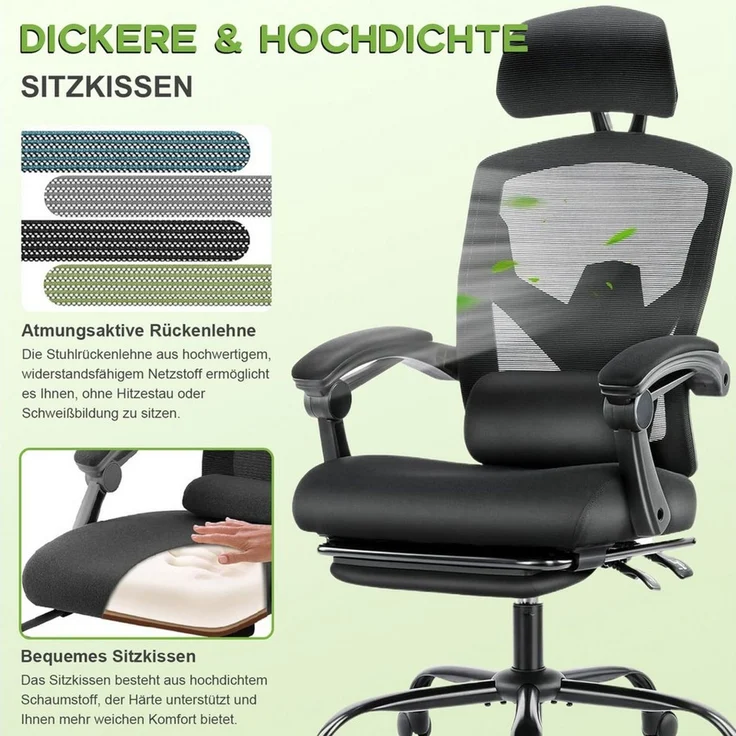 DUMOS Kommode mit Schubladen - Kommoden & Sideboards für Schlafzimmer Geeignet, Komodenschrank mit 4 Schubladen, Stoffkommode mit Stabilem Stahlrahmen, Ideal für Schlafzimmer, Wohnzimmer (Grau) – Bild 2