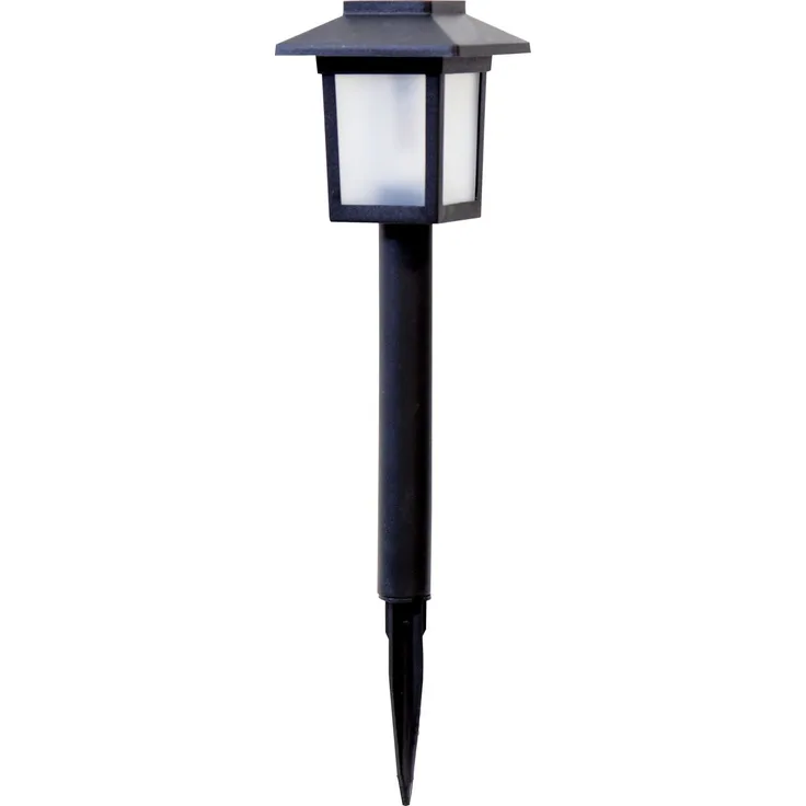 LED-Solar-Pathlights "Flame Mini",2er Set,7,5x23cm