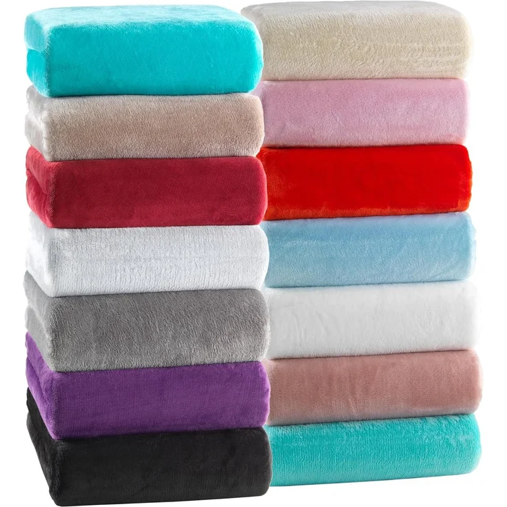 MALIKA® Premium warme Spannbettlaken Cashmere-Touch Bettlaken Jersey Fleece Spannbetttuch Laken, Farbe:Petrol, Größe:120x200 cm – Bild 1