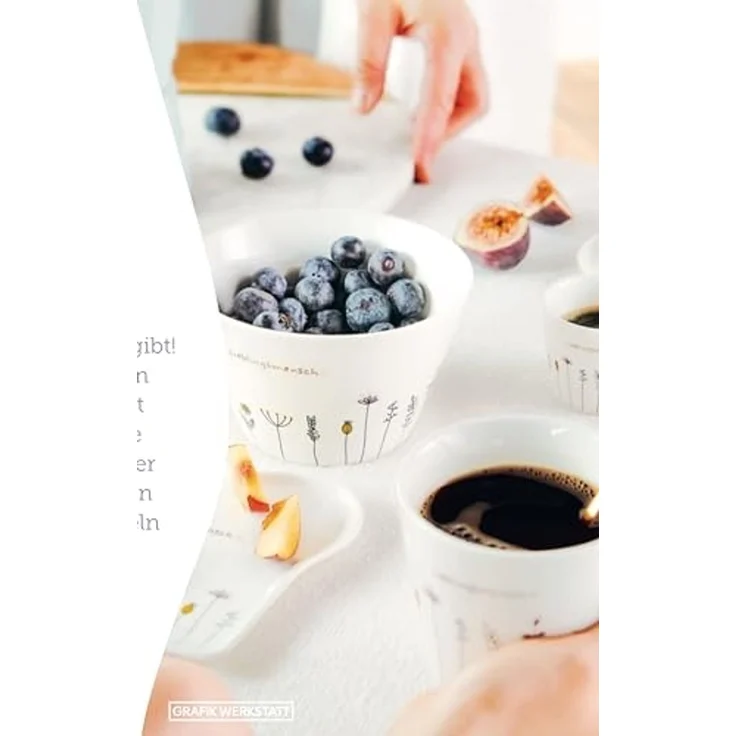 Grafik-Werkstatt Kaffeetasse mit Spruch 300 ml Porzellan Tasse Kleine Auszeit, Vielseitig – Bild 2