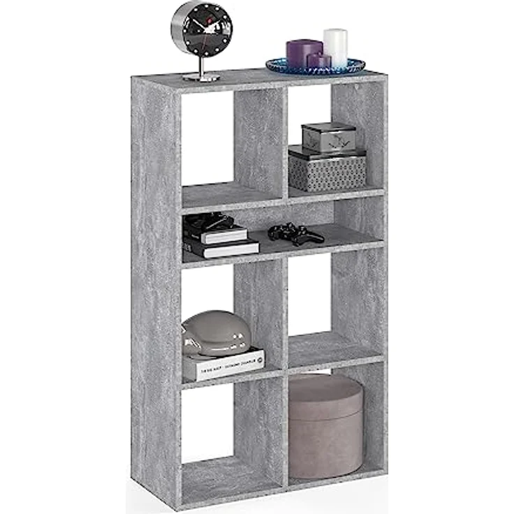 KOMTO Bücherregal RIM6 Regal Bücherregal Standregal Würfelregal Büroregal, Bücherschrank für Kinderzimmer Wohnzimmer 65,8 х 30,7 х 112,5 cm – Bild 2