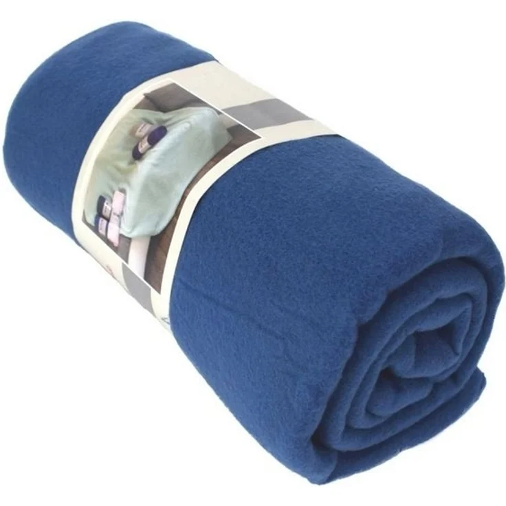 Color Expert 'Polarfleece' Fleecedecke, Polyester aqua, 130 x 170 cm – Bild 2