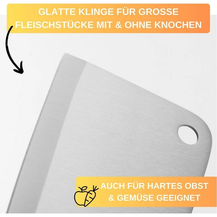 Thiru Fleischmesser Küchenbeil zum einfachen Zerlegen großer Fleischstücke – Bild 2