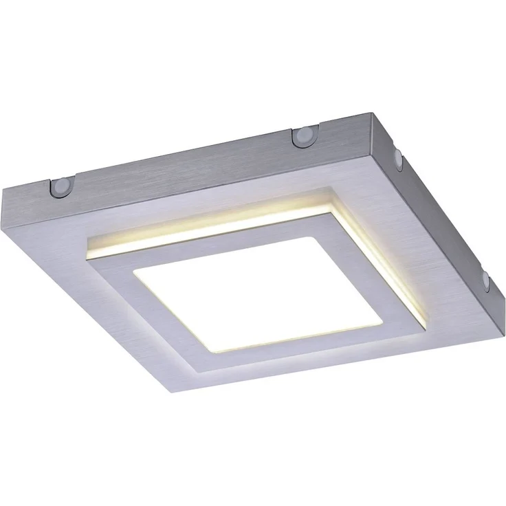 LED Deckenlampe, Aluminium, silber, warmweiß, L 30 cm – Bild 6