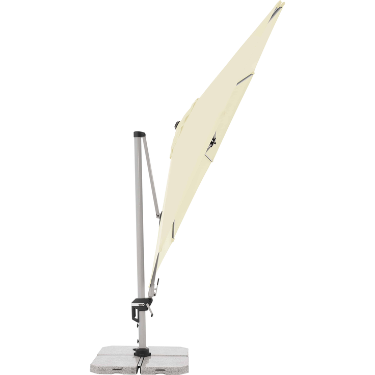 Doppler Sonnenschirm / Ampelschirm "Active Pendelschirm 370", natur, Ø 370 cm – Bild 4