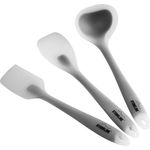 STONELINE Kochbesteck-Set Küchenhelfer-Set, 3-teilig, 1 Schaber, 1 Kochlöffel und 1 Suppenkelle (3-teiliges Set, 3-tlg), ideal für beschichtete Pfannen und Töpfe, Designed in Germany