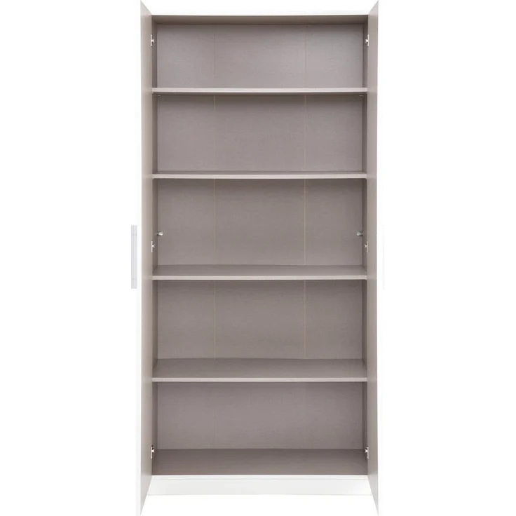 rauch Mehrzweckschrank Garderobe Drehtürenschrank Kleiderschrank Schrank Schuhschrank MINOSA Breite 91 cm mit 4 Einlegeböden, viel Stauraum MADE IN GERMANY – Bild 2