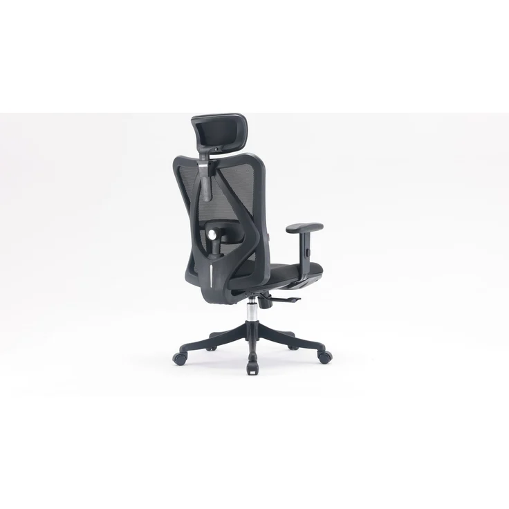 SIHOO Ergonomischer Schreibtischstuhl, Drehstuhl hat Verstellbarer Lordosenstütze, Kopfstütze und Armlehne, Höhenverstellung und Wippfunktion, Rückenschonend, Bürostuhl bis 150kg/330LB Belastbar – Bild 10