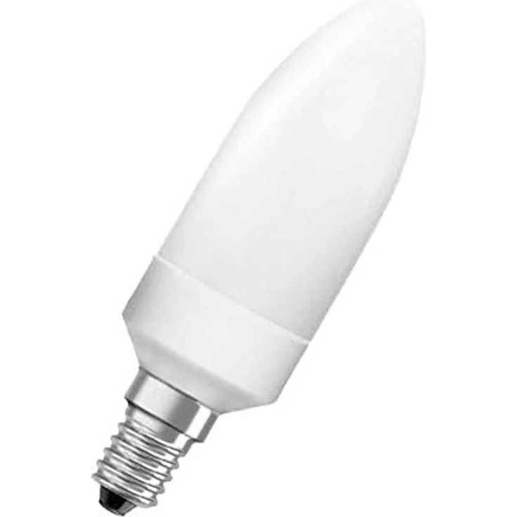 Osram Energiesparlampe Kerze 6 W, E14 11519 – Bild 1