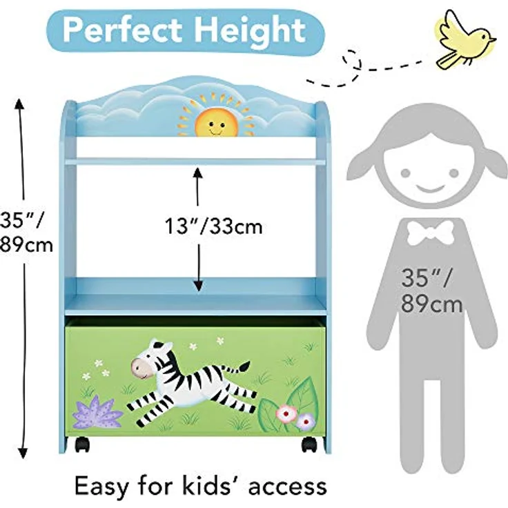 Fantasy Fields Sunny Safari Toy Organizer mit dem Rolling Storage Box TD-13219A – Bild 4