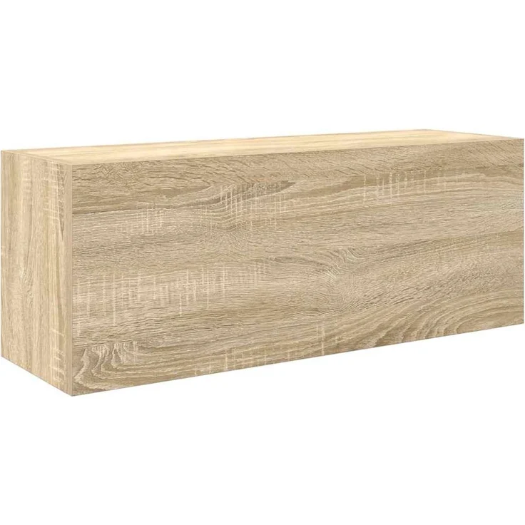 vidaXL Bad-Wandschrank Sonoma-Eiche 80x25x30 cm Holzwerkstoff 860078 – Bild 2