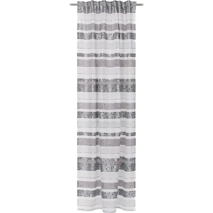 GÖZZE Schlaufenschal VARIO anthrazit BL 140x245 cm grau Vorhang