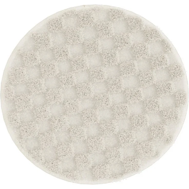 OTTO home Badematte Naala, Badvorleger, Badezimmer Teppich, sehr weich, Höhe 20 mm, rutschhemmend beschichtet, fußbodenheizungsgeeignet, schnell trocknend, Polyester, rund, Karo-Muster, auch als 2-teiliges Set erhältlich, Made in Europe – Bild 4