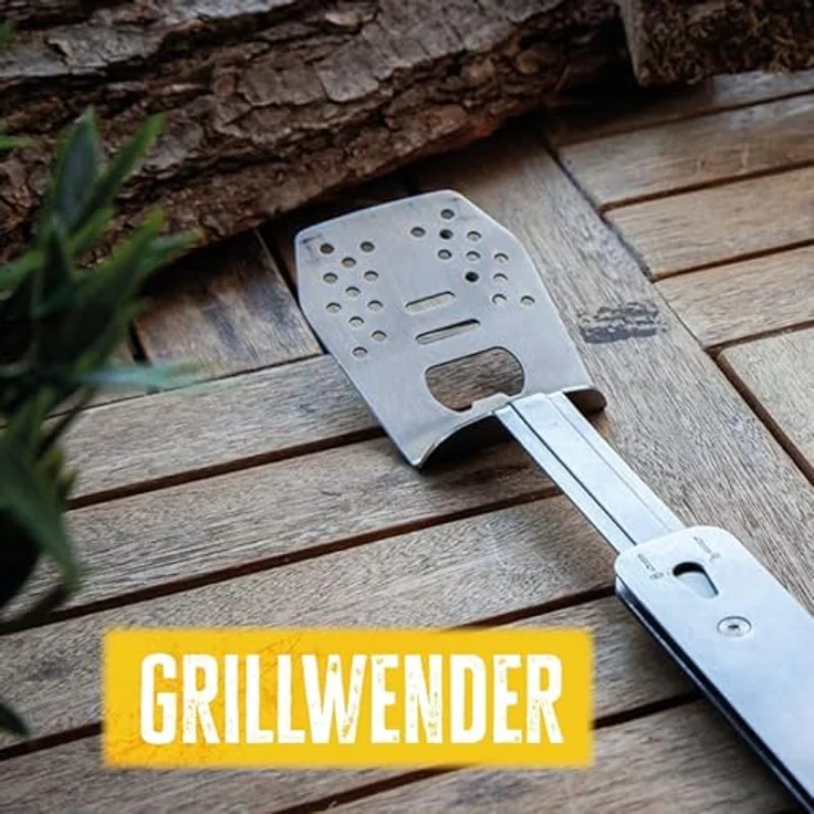 Grillfürst Grillzange Grillfürst BBQ - Multitool - 4in1 Grillbesteck, BBQ Tool, Outdoor Grillbesteck – Bild 6