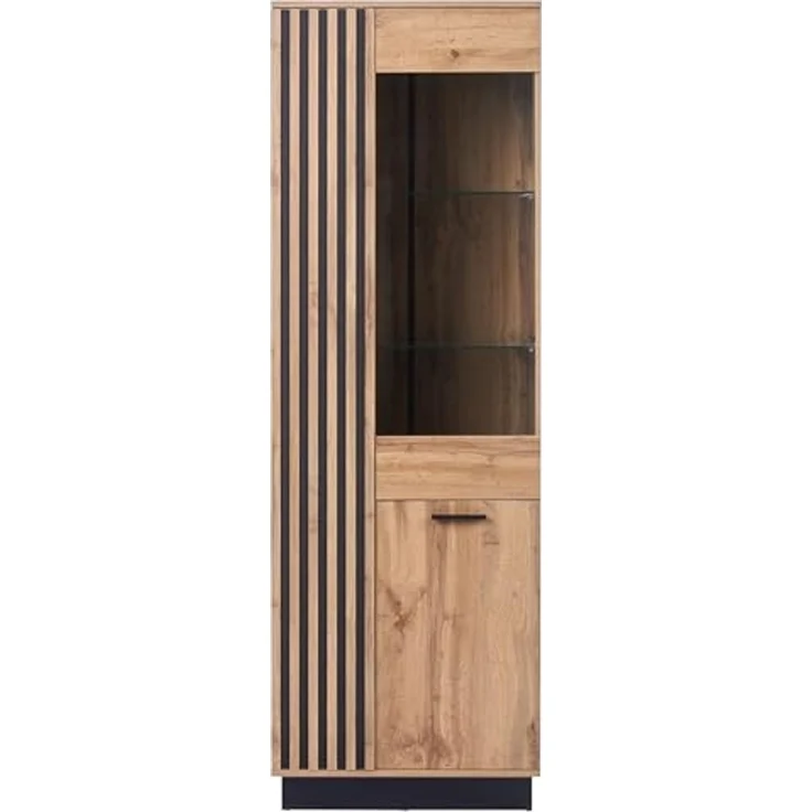Vitrine mit Glastüren MANAIA 60 cm Braun – Bild 4