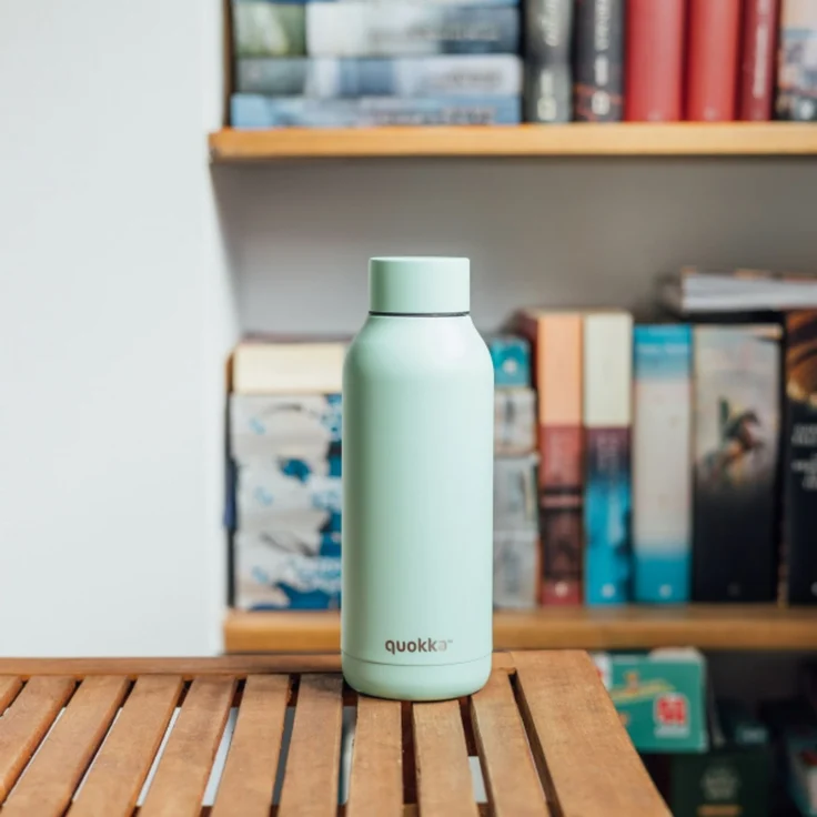 Quokka Mint Thermo Trinkflasche aus Edelstahl 510 ml Isolierflasche für Alltag – Bild 2