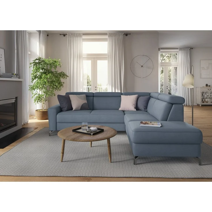 sit&more Ecksofa Scarlett L-Form, inklusive Kopfteilverstellung, wahlweise mit Bettfunktion, Bettkasten – Bild 2