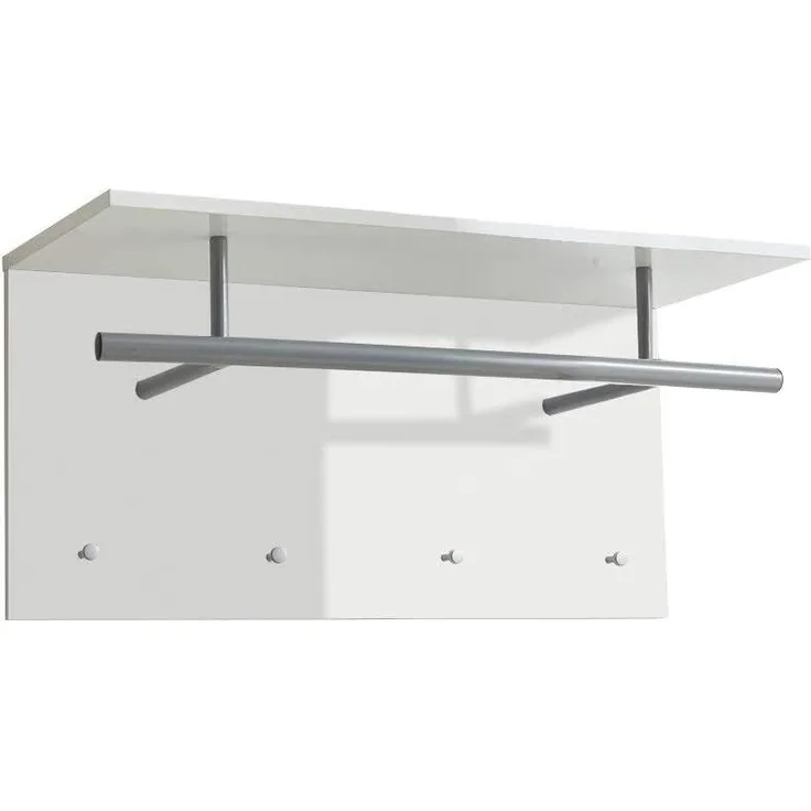 FMD furniture Wandgarderobe, Melaminharz beschichtete Spanplatte, ca. 72 x 35 x 29,3 cm