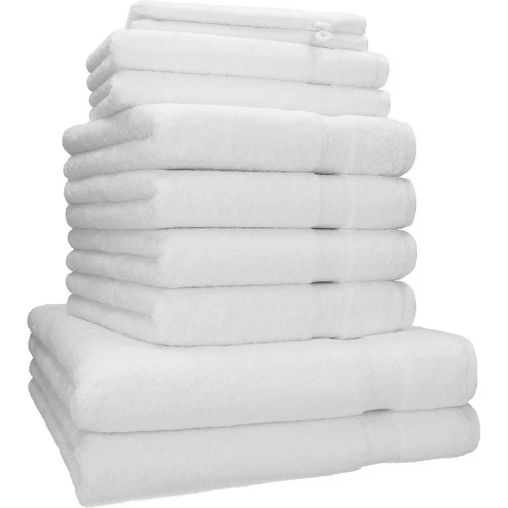 Betz Handtücher 10-teiliges Handtuch Set Premium, 100% Baumwolle (10-St), 4 Handtücher 50x100 cm, 2 Duschtücher 70x140 cm, 2 Gästetücher 30x50 – Bild 1