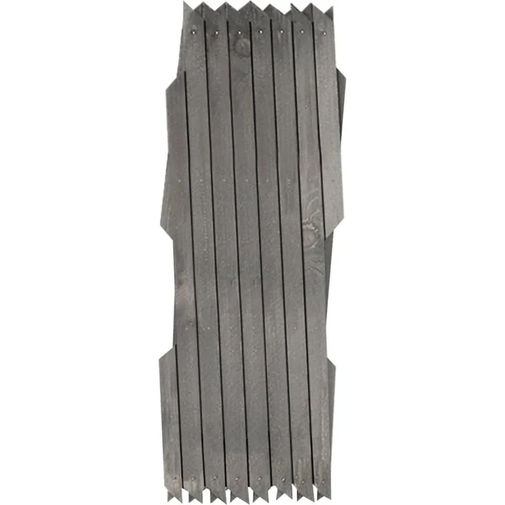 vidaXL Rankzäune 5 Stk. Grau Massivholz Tanne 180x30 cm 316423 – Bild 2