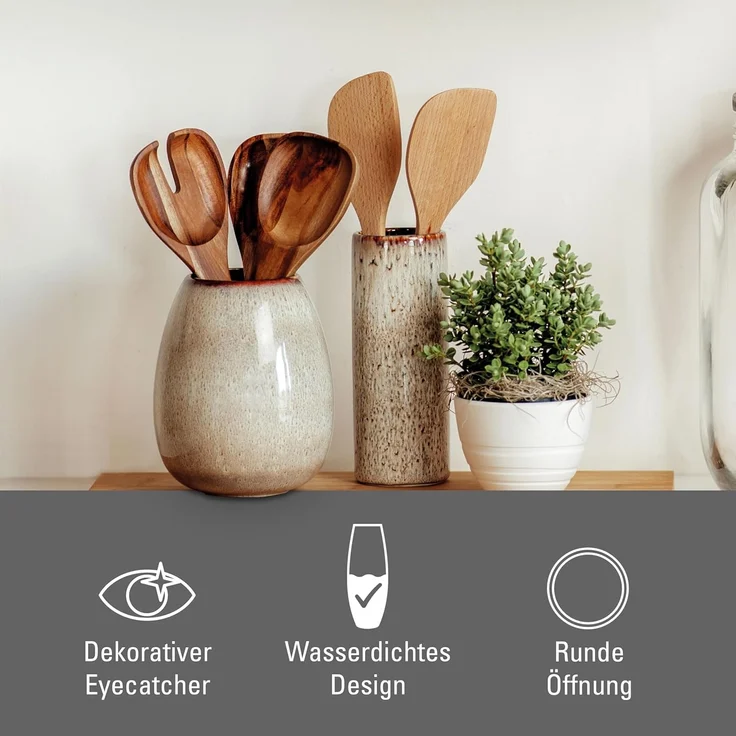 like. by Villeroy & Boch Lave Home Vase Drop beige 17,4 cm - DS – Bild 6