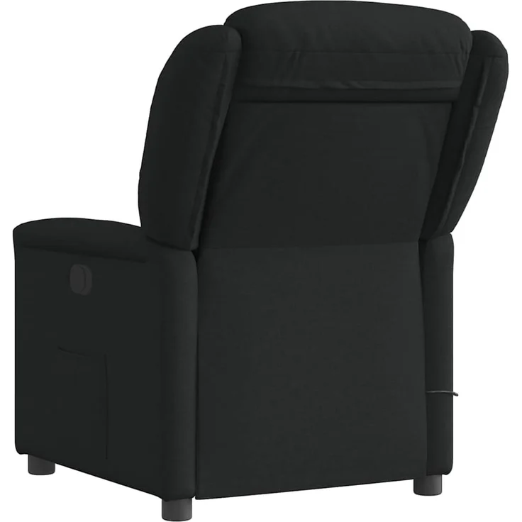 vidaXL Massagesessel Schwarz Stoff 4015608 – Bild 4