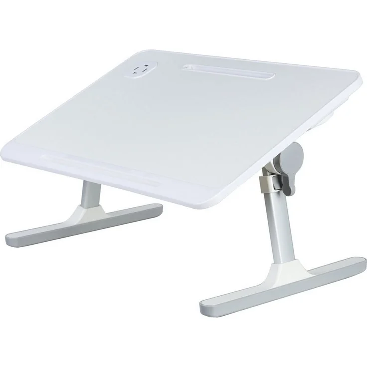 Rutaqian Laptoptisch Tisch, Laptoptisch fürs Bett, einstellbare Höhe, Neigungswinkel (Laptoptisch mit klappbare Beine, Fit bis zu 17" Laptop (60 * 40cm), für Sofa Couch Boden Arbeiten Studieren Lesen Schreiben Essen – Bild 3
