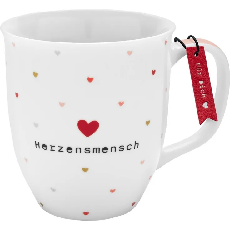 Tasse Tee- Kaffeetasse Kaffeebecher 40cl Geschenk Sheepworld HERZENSMENSCH 73796