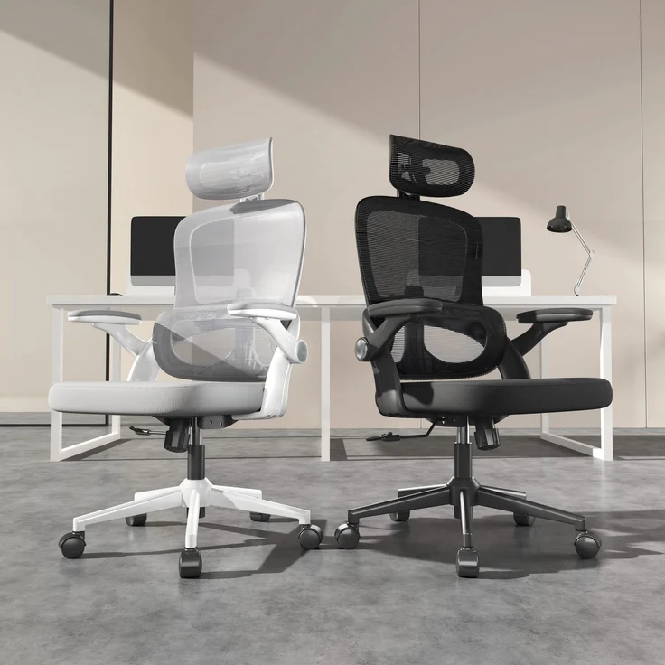 Sihoo Ergonomischer Stuhl 102C, 126 x 75 cm, in Weiß – Bild 7