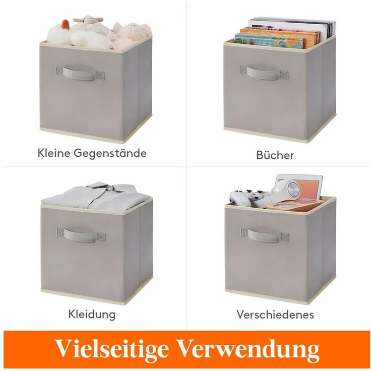 Lifewit Kleidersack 12 Stück Aufbewahrungswürfel, Aufbewahrungsbox aus Stoff – Bild 4