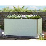 GFP Hochbeet Kräuter-Gemüse-Beet Aluminium CHRISTINA - 150 x 77 x 77 cm - Aluminium eloxiert