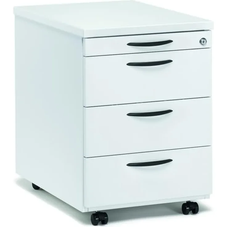 Soennecken Rollcontainer MULTI M 1+3 Schübe weiß