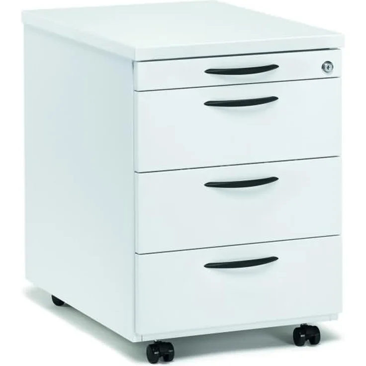 Soennecken Rollcontainer MULTI M 1+3 Schübe weiß