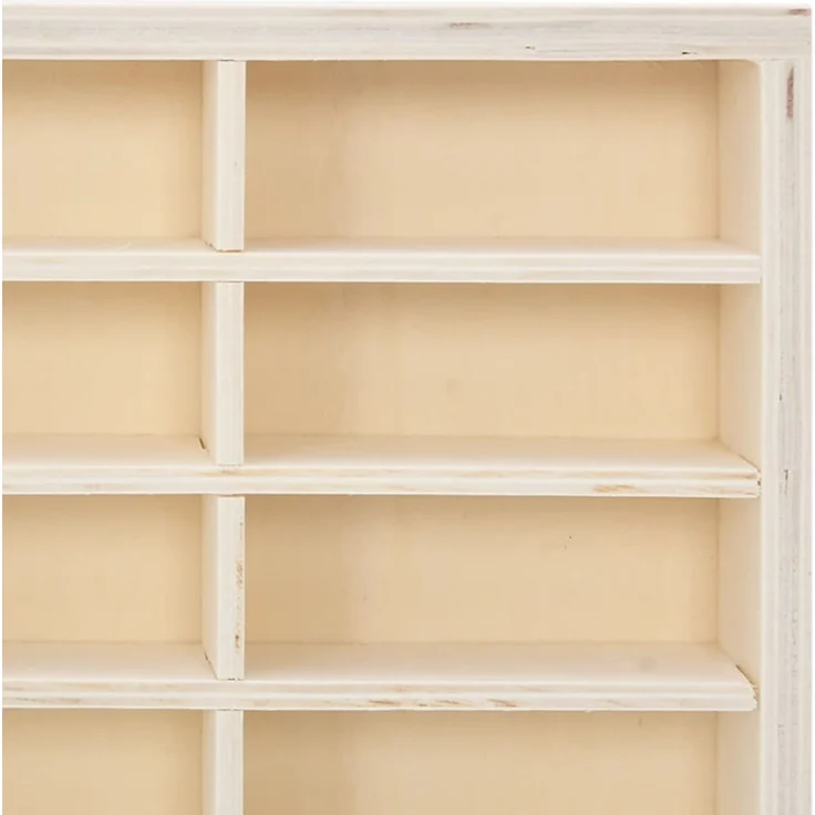 vidaXL Sammlervitrine aus Holz mit 60 Fächern 60 x 4,5 x 40,5 cm 4017378 – Bild 7