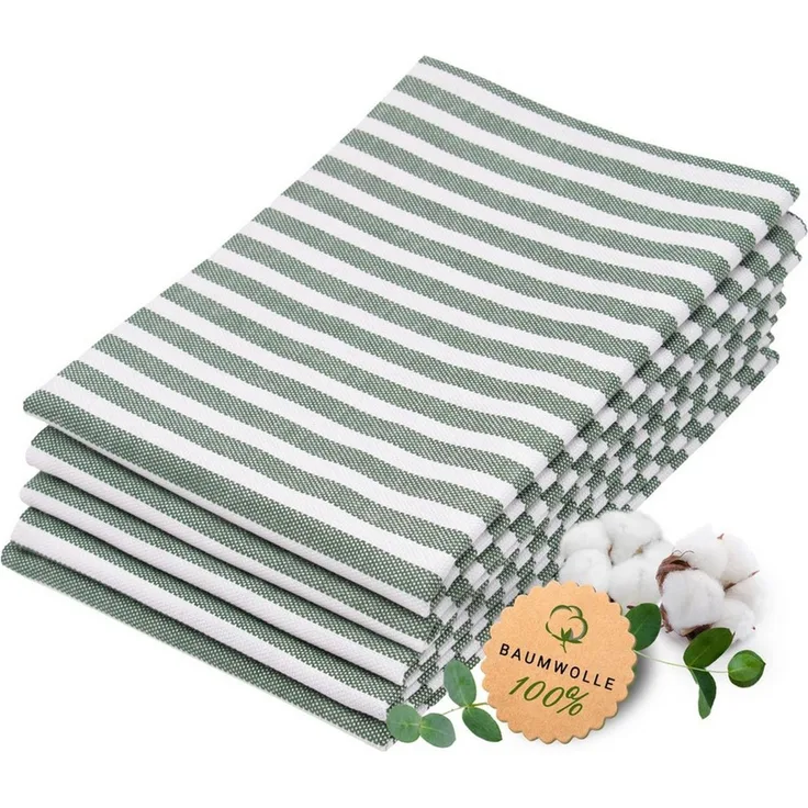 ZOLLNER Geschirrtuch, (Spar-Set, 5-tlg), 50 x 70 cm, 100% Baumwolle, vom Hotelwäschespezialisten