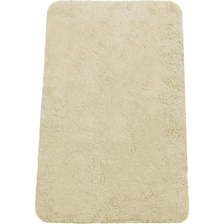 Brandsseller Badematte 50x80 cm Badteppich Badvorleger Badezimmerteppich Duschvorleger Beige