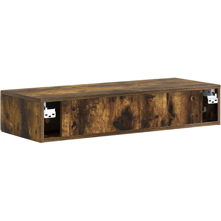 vidaXL Wandmontierter Beistelltisch Geräucherte Eiche Holzwerkstoff 898160 – Bild 7