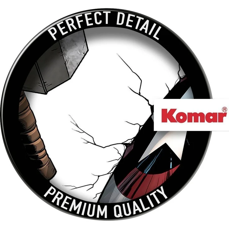 Komar Wandtattoo Avengers Hammer & Shield - Größe 100 x 70 cm (4 St), selbstklebend, Wandsticker, Kinderzimmer – Bild 3