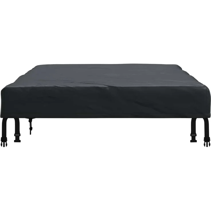 vidaXL Tischdecken Uni Schwarz 182 x 92 x 15 cm Stoff 4106110 – Bild 8