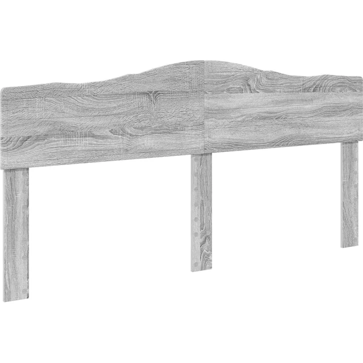 vidaXL Bettrahmen Graues Sonoma 180 x 200 cm Massives Kiefernholz 3412867 – Bild 5