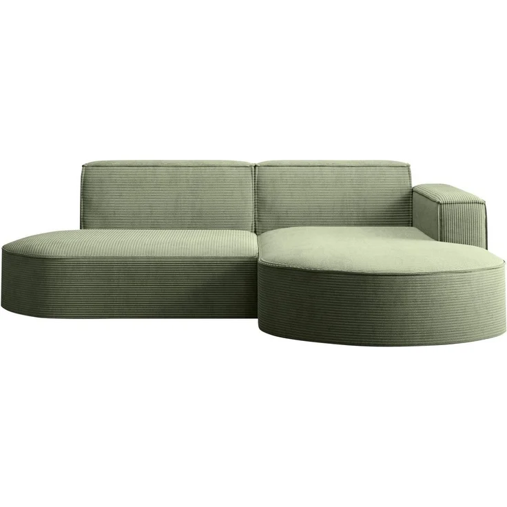 Kaiser Möbel Ecksofa Designer MODENA STUDIO L stoff Cord, Ecksofa, Cord Sofa, L-Form, Links/Rechts wählbar – Bild 1
