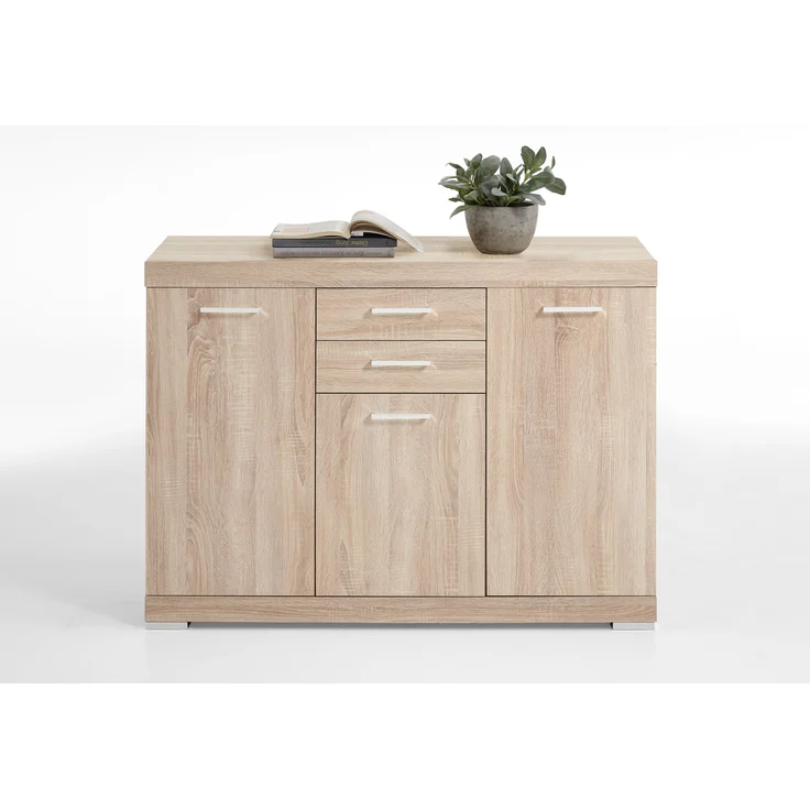 Kommode >Birkenhead IX< in Eiche - 120x90x50cm (BxHxT) – Bild 3