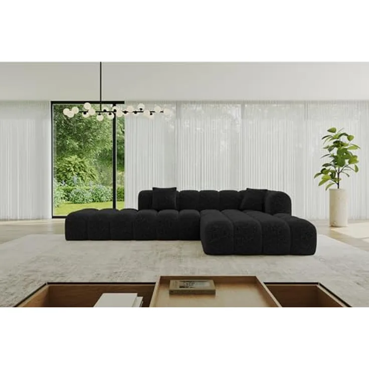 ALTDECOR Ecksofa OLEA-L2, L-Form Eckcouch mit hochwertiger Polsterung und stabilem Untergestell, vielseitige Wohnlandschaft für angenehmen Sitzkomfort