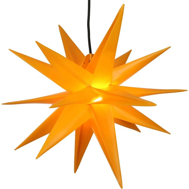 Guru-Shop LED-Stern für außen 3D Außenstern Kaspar, Weihnachtsstern,., Leuchtmittel inklusive – Bild 2