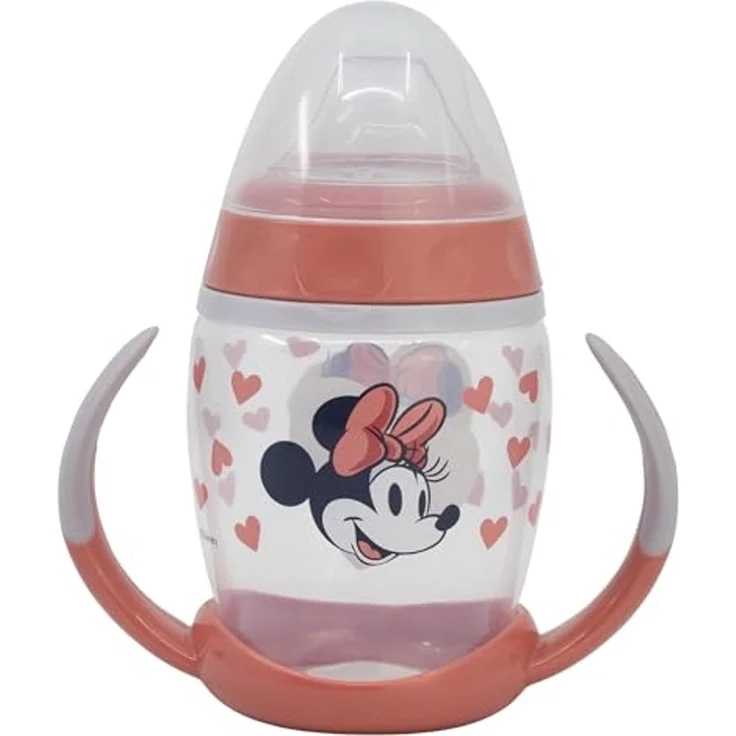 Disney Minnie Mouse Trinklernbecher 270 ml – Kinderbecher mit weichem Silikonaufsatz – Bild 2