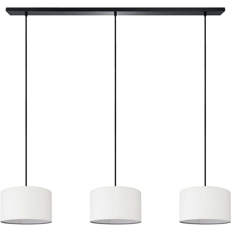Paco Home Pendelleuchte HUGO CANVAS UNI COLOR, ohne Leuchtmittel, Pendelleuchte Wohnzimmer Hängelampe Esszimmer Lampenschirm E27 Uni – Bild 4